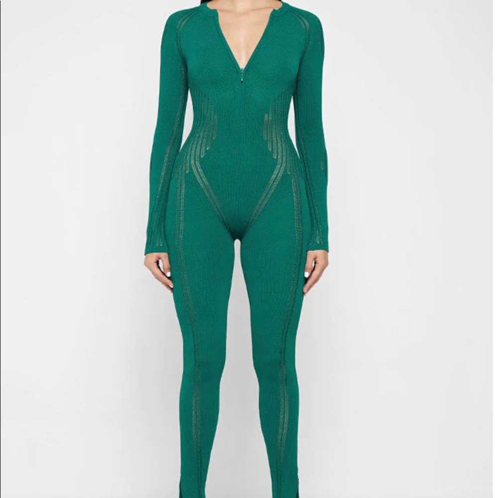 MANIERE DE VOIR KNITTED CONTOUR JUMPSUIT XS